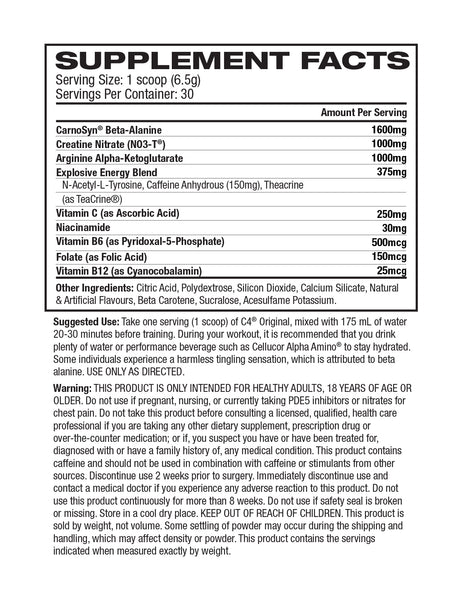 C4 ID Pre-workout (30 Serve).